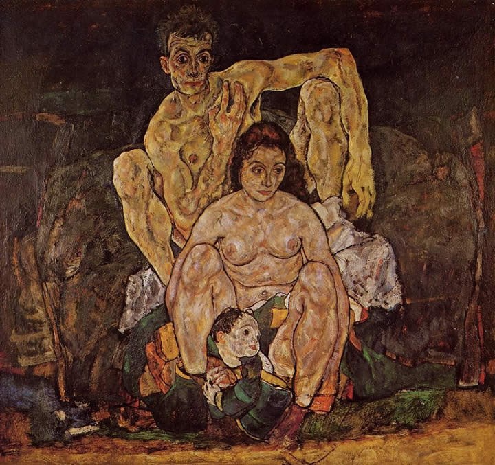 Egon Schiele The Family